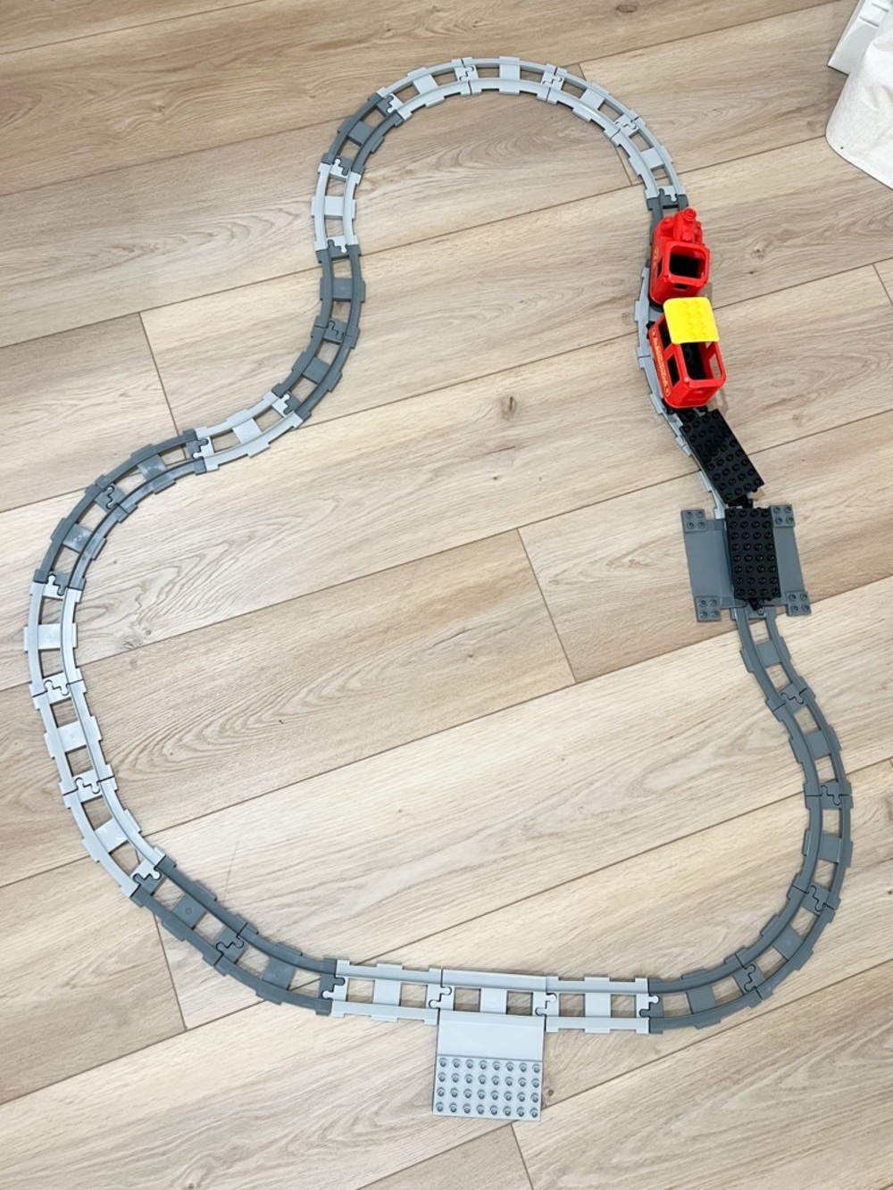 DUPLO LEGO Electric Steam Train & Adjustable Track Set